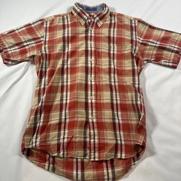 Pendleton Other - Pendleton Seaside Short Sleeve Shirt Mens Large Plaid Multicolor M Button Down